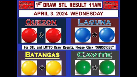 stl laguna result today 1st draw|STL Laguna Results March 1 to 31, 2024.